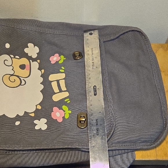 Charming Gray Kids Backpack with Sheep Design - Picture 9 of 9